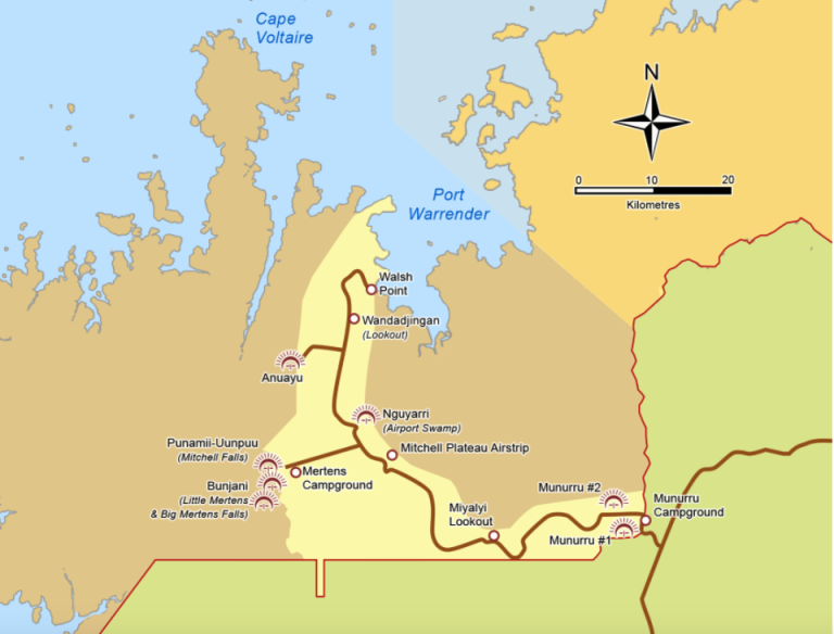 4 X 4 Australia Miscellaneous 2022 Kimberley Closures Map